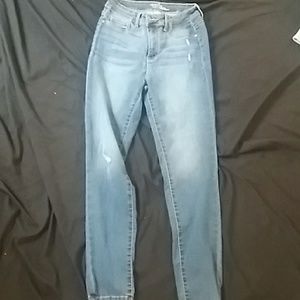 High rise ankle jeggings